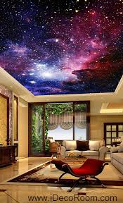 Galaxy Nubela Outerspace 00081 Ceiling Wall Mural Wall Paper Decal Wall Art Print Decor Kids Wallpaper Home Home Decor Living Decor