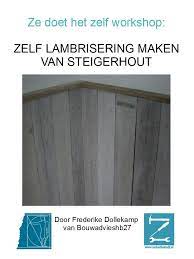 Zelf Een Lambrisering Maken Van Steigerhout Lambrisering Lambrizering Slaapkamer Achterwand