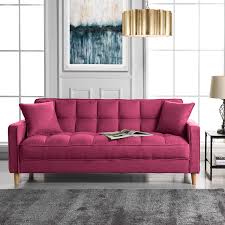 And with target's wide range, you're sure to. Divano Roma Furniture Modern Linen Fabric Tufted Small Space Living Room Sofa Couch Hot Pink Amazon In Home Kitchen