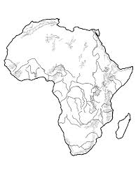It covers 6% of earth's total surface area and has biggest cities like johannesburg, cairo, kenya, nigeria and others. Outline Map Of Africa Blank Outline Physical Map Of Europe With 621 X 809 Africa Map Physical Map World Geography