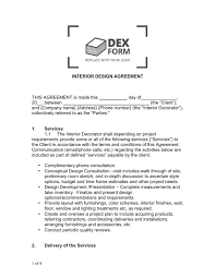 Interior design contract agreement templates are editable in all versions of microsoft word, google docs, and pdf and can be shared digitally, wherever both parties may be. Interior Design Agreement Sample In Word And Pdf Formats