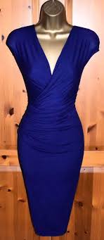 Phase Eight Stunning Blue Stretch Wrap Wiggle Dress Uk 14 Cocktail Occasion Fashion Clothin Cocktail Dresses Uk Cocktail Dress Lace Cocktail Evening Dresses