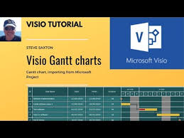 microsoft visio gantt charts and importing data from