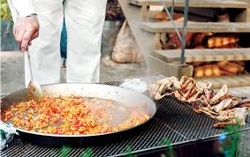 Paella Aux Fruits De Mer Et Pattes De Crabe Chatelaine