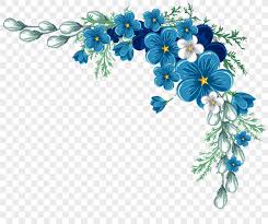 A Small Blue Flower Hand Painted Illustrations Material Flowers Plants Blue Flower Png Blue Flowers Flower Frame