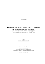 Credited with the discovery of the elm ulmus ismaelis carlos canseco , physician and philanthropist Pdf The Roof Thermal Behaviour In Warm And Humid Climates The Energetic Repercusion In The Building