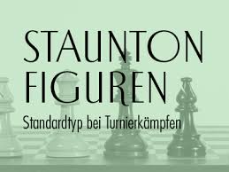 Staunton Schachfiguren Holz Leute