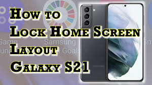 •if choosing a single picture, choose which screen or screens you want to apply the wallpaper to. How To Lock Home Screen Layout On Samsung Galaxy S21