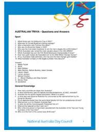 Read on for some hilarious trivia questions that will make your brain and your funny bone work overtime. Australian Trivia Questions And Answers Australian Trivia Questions And Answers Pdf Pdf4pro