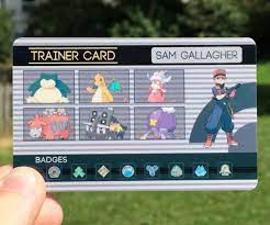 トレーナーカード trainer card, or trainer's card) is the screen that displays information about a trainer in the pokémon games. Custom Pokemon Trainer Card Pokemon Trainer Card Pokemon Trainer Pokemon