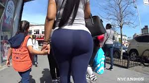 Nyc 331 curvy dominican milf in blue legging | pawg