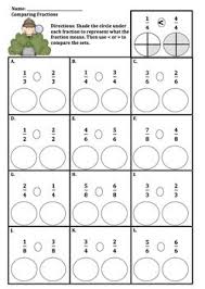 Comparing Fractions W Same Denominator Pack Tiered Comparing Fractions Fractions Worksheets Fractions