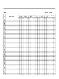 Contoh format grafik absen siswa terbaru tahun pelajaran. Contoh Format Rekap Absen