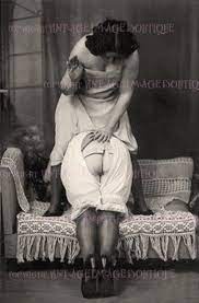 Vintage lesbian spanking