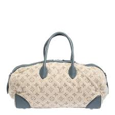 Showing 1626 shoulder bags filtered to 1 brand. Louis Vuitton Limited Edition Blue Monogram Denim Speedy Round Bag For Sale At 1stdibs
