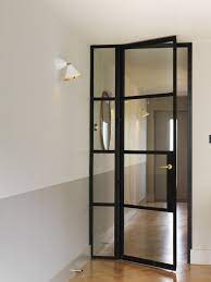 A 600 Square Foot North London Renovation Blessed With The Mellersh Touch Remodelista Glass Doors Interior Internal Glass Doors Doors Interior