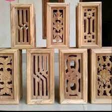 Melihat sebegitu pentingnya teras rumah, maka dari itu. Loster Kayu Jati Ventilasi Udara Kayu Jati Ukuran 13x30 Shopee Indonesia