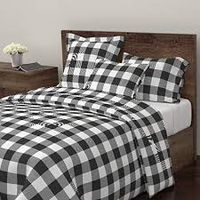 Black And White Buffalo Check Bedding Roostery Buffalo Check Duvet Cover Check Buffalo Parka Black And White Buffalo Plaid Greyscale By Weavingmajor 100 Duvet Covers Blue Duvet Cover Plaid Pillow