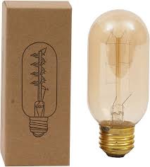 Creative Co Op Vintage Style Tubular Light Bulb From Elizabeth S Embellishments