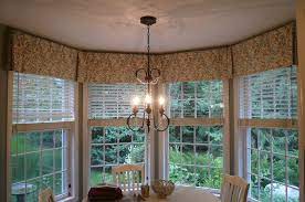 Finest fashionable kitchen window treatments ideas. The Most Effective Solutions To Your Bay Window Curtains Bay Window Curtains Box Pleat Valance Bay Window