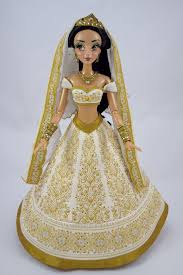 Limited Edition Aladdin And Jasmine 17 Wedding Doll Set Disney Store Purchase Jasmine Deboxed Standing Full Front View Con Imagenes Munecas De Princesas