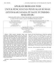 Demikianlah pembahasan yang dapat kami sampaikan mengenai contoh surat pembatalan pembelian rumah dari developer. Https Openlibrary Telkomuniversity Ac Id Pustaka Files 121609 Jurnal Eproc Aplikasi Berbasis Web Untuk Pencatatan Penjualan Rumah Studi Kasus Di Pt Dayu Putrindo Makassar Pdf