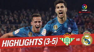 Follow the liga live football match between real betis and real madrid with eurosport. Real Betis Vs Real Madrid 18 Feb 2018 Video Highlights Footyroom