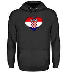 Allerdings stammt der text vom kroatischen dichter antun. Kroatien Herz Flagge Modisch Kroatien Unisex