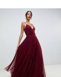 Shop from our range of women's shoes and accessories to sequin, silk, and leather clothing at asos. Women S Burgundy Evening Dresses From Asos Lookastic