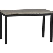 Concrete Top Natural Dark Steel Base Parsons Dining Tables Dining Table Reclaimed Wood Dining Table High Dining Table