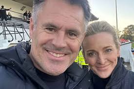 Gabby Logan sends sweet message to her 'absolute rock'
