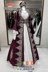 Kaftan G3529 Bordo 2020 The Dress Ortacag Elbisesi Victorian Elbiseler