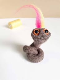 Earth Worm Plushie Pocket Toy Wire Armature Puppet Etsy Dolls Handmade Worms Childrens Toy