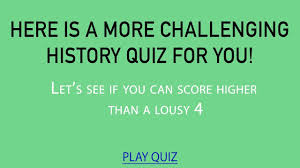 Also, see if you ca. Difficult History Quiz 10 Hard Questions Youtube