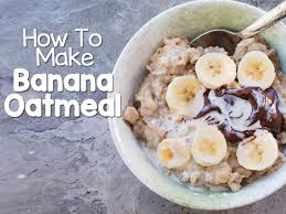 In a medium microwave safe bowl* stir together oats, milk, water, salt, banana, and flax. Banana Oatmeal Recipe A Super Healthy Breakfast