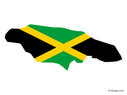 Flag Map Of Jamaica Free Vector Maps Jamaica Map Map Vector Map