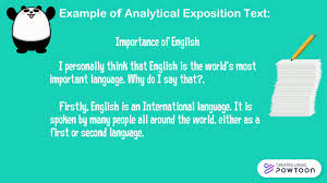 It will be arranged in generic structure as: Analytical Exposition Text Youtube