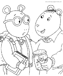 Arthur Color Page Cartoon Coloring Pages Coloring Books Coloring Pages