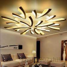 Modern Acrylic Led Ceiling Mount Lighting Bedroom Living Room Lamp Chandelier Ebay Ceiling Lights Lamps Living Room Living Room Ceiling