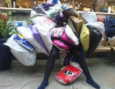 Image result for to much shopping"