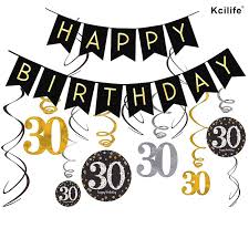 I wish you a happy 30th birthday. Gold 30th Birthday Decorations For Women Men Happy 30th Birthday Banner For Female Male 30th Birthday 0utfit Buy Online In Dominica At Dominica Desertcart Com Productid 129813691