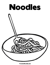 Cut and paste coloring pages are a fun way for kids of all ages to develop creativity, focus, motor skills and color recognition. Noodles Illustration Google Search Food Coloring Pages Coloring Pages Pasta Clipart