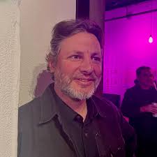 Final 5 pix and clip from the Murray Bowles book launch event : Suzanne  Valentine; me & Kamala Parks (Kamala & the Karnivores, Cringer), Aileen and  Rachael (DMR); Chris Boland; Richie's copy