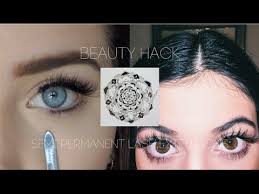 Beauty Hack Diy Semi Permanent Eyelash Extensions Diy Eyelash Extensions Semi Permanent Eyelashes Diy Semi Permanent
