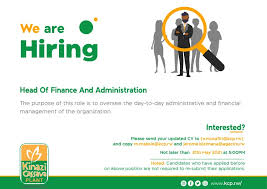Finance managers are business specialists who manage important financial functions of an organization. Head Of Finance And Administration Kinazi Cassava Plant Ndangira