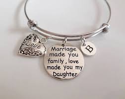 Birthday Gift For Daughter In Law Turning 30 Daughter In Law Gifts Stepdaughter Bangle Marriage Made You Family Love Made You My Daughter Bride G Daughter In Law Gifts Best Friend Jewelry Jewelry Shop