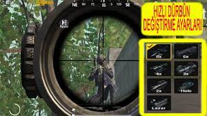 Pubg Mobile Hizli Durbun Degistirme Nasil Yapilir 0 13 Guncelleme Youtube