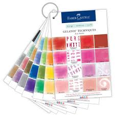 Faber Castell Gelatos Swatch Cards Design Memory Craft Gelatos Faber Castell Gelatos Tutorials