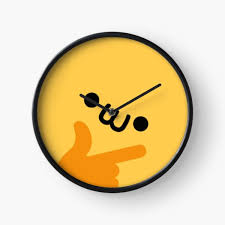 Alarm clock emoji is the picture of an extremely annoying and noisy device, meant to help its owner wake up in the morning (before they would do it in a natural way). Thinking Emoji Clocks Redbubble