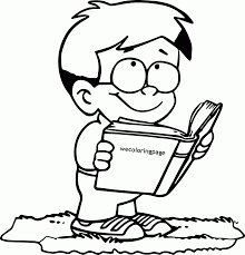 Coloring book picture reading free colouring pages. Read A Book Coloring Page Coloring Home